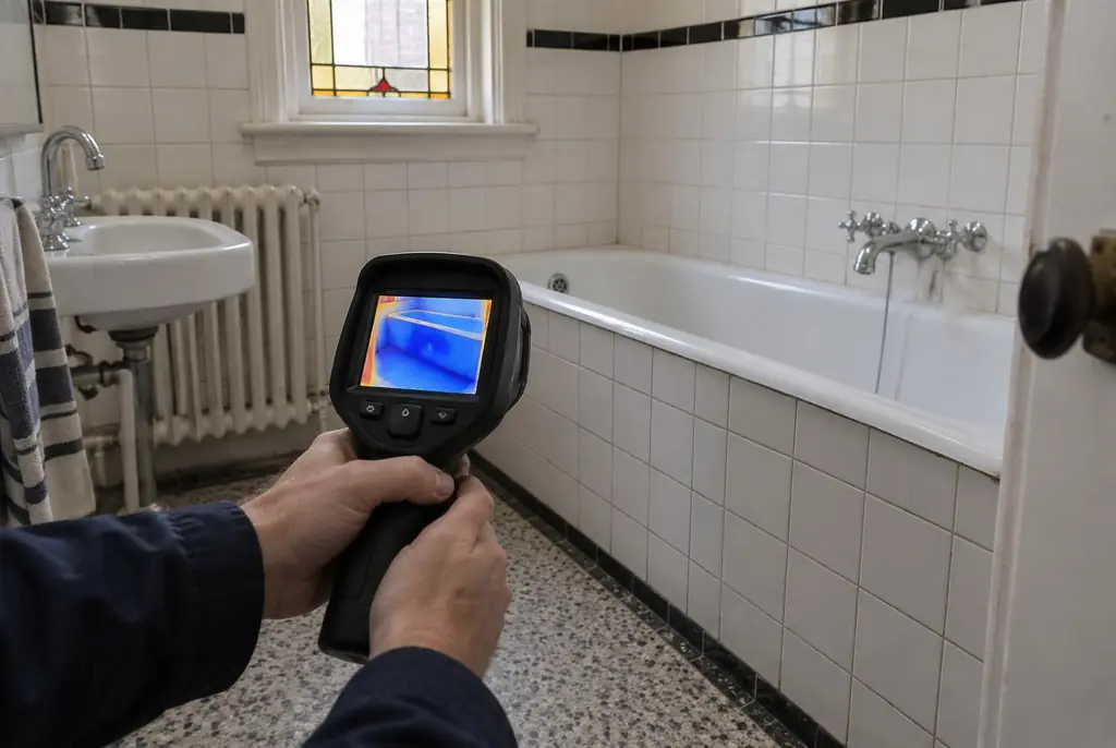 Lekdetectie Doornspijk – onderzoek in een badkamer van een oudere woning
