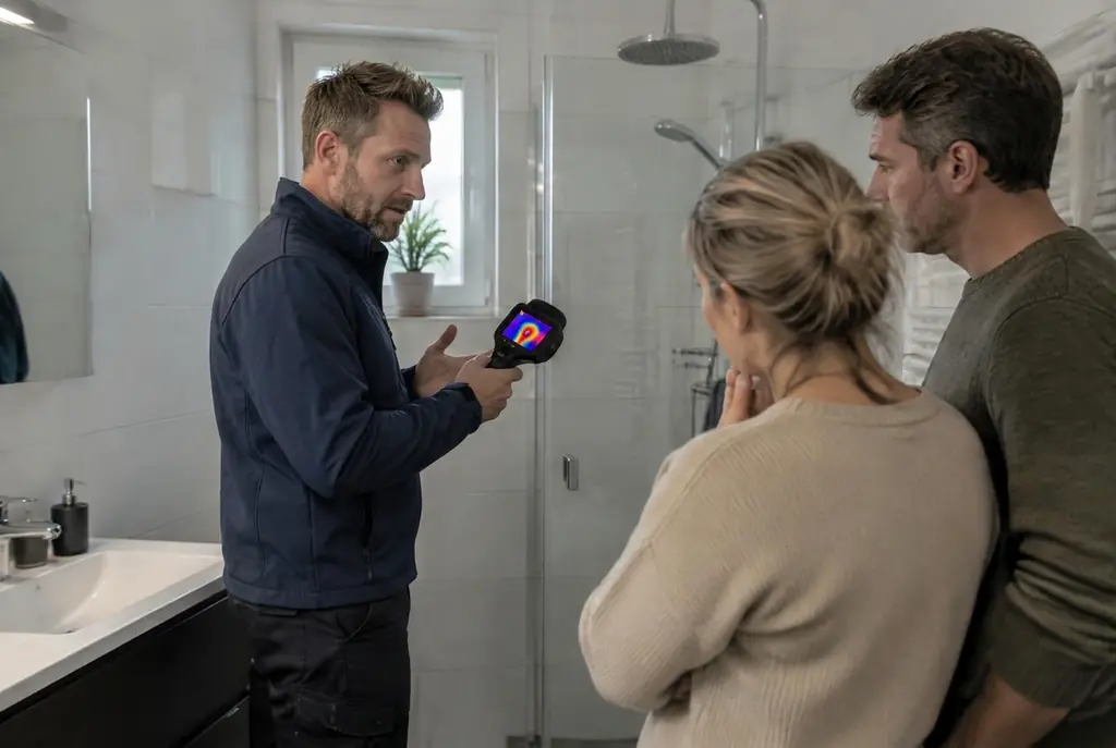 Lekdetectie Doornspijk – specialist legt bevindingen uit aan bewoner